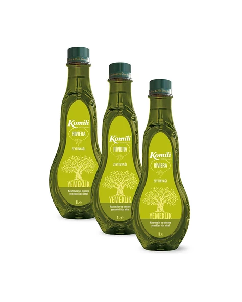 KOMİLİ RİVİERA ZEYTİNYAĞI 1 LT  * 3 ADET - Resim 2
