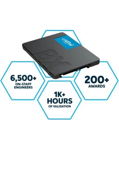 Crucial BX500 CT500BX500SSD1 Sata 3.0 2.5" 500 Gb Ssd - 3