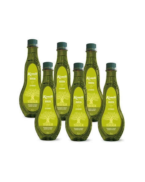KOMİLİ RİVİERA YEMEKLİK ZEYTİNYAĞI 1 LT * 6 ADET - 2