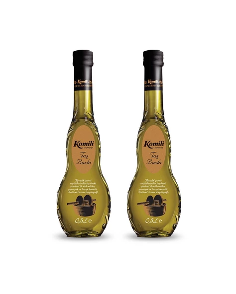 KOMİLİ SIZMA TAŞ BASKI 500 ML CAM ŞİŞE  * 2 ADET - 2