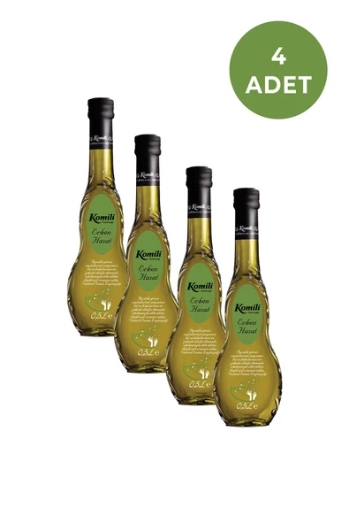 KOMİLİ SIZMA ERKEN HASAT 500 ML ZEYTİNYAĞI CAM ŞİŞE * 4 ADET