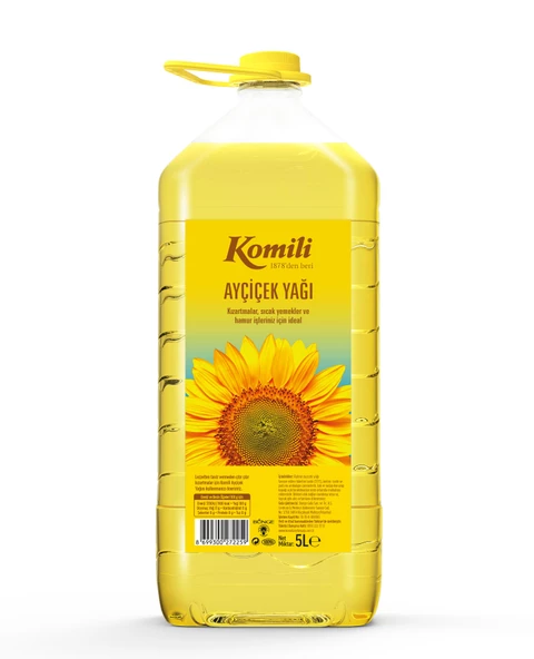 KOMİLİ AYÇİÇEK YAĞI 5 LT PET