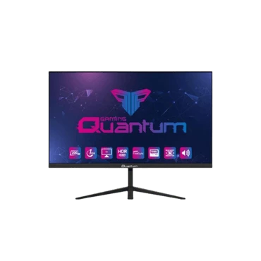 QUANTUM GAMING  Monitör PG24 23.8" FHD VA 1ms 300Nit 200Hz 2xHDMI 1xDP 1xSPK RGB Light 12V/3A Vesa 16.7M renk 2x3W Spk 1920x1080px