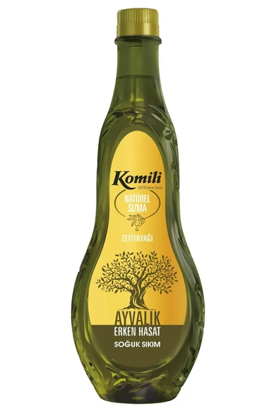 KOMİLİ AYVALIK ERKEN HASAT NATUREL SIZMA ZEYTİNYAĞI 1 LT