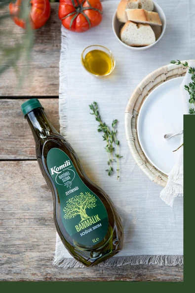 KOMİLİ BANMALIK SOĞUK SIKIM NATÜREL SIZMA ZEYTİNYAĞI 1 LT PET - 3