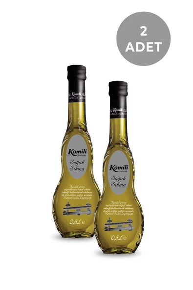 KOMİLİ SIZMA SOĞUK SIKMA 500 ML CAM ŞİŞE * 2 ADET