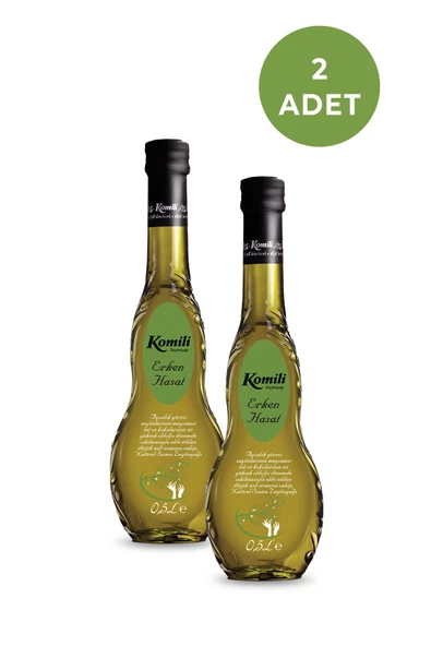 KOMİLİ SIZMA ERKEN HASAT 500 ML CAM ŞİŞE * 2 ADET