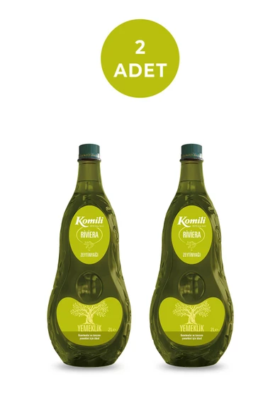 KOMİLİ RİVİERA YEMEKLİK ZEYTİNYAĞI 2 LT * 2 ADET