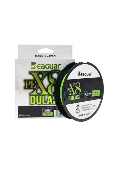 Seaguar Dulast PE 8 Örgü Spin İpi 150mt Flash Green ürün görseli