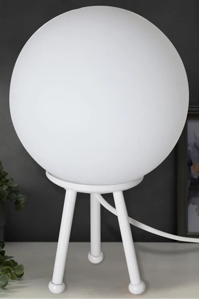 D-light Ürgüp Tripod Abajur Beyaz