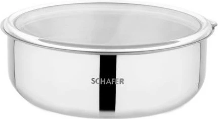 Schafer Practi Çelik Saklama Kabı 3 Lü (16-18-20 Cm) -6 Parça-Inox - 3