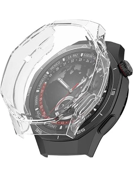 Huawei Watch Gt5 Pro 42MM ile Uyumlu Önü Kapalı Ekran Korumalı Silikon Kılıf - 2