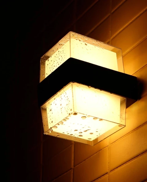 CATA Bora Küp Led Duvar Aplik 12w 3200K Günışığı IP54 Çift Taraflı - 3