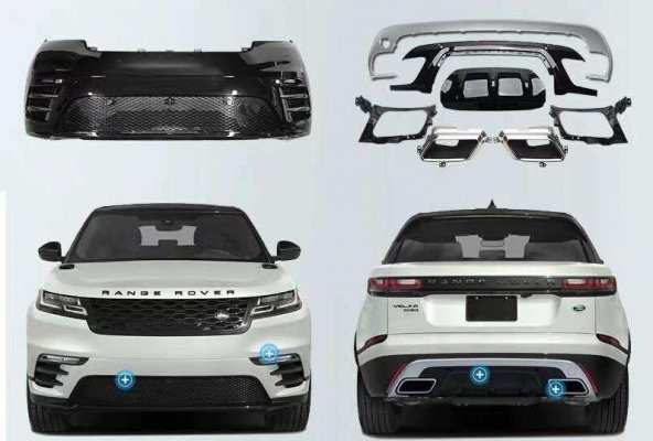 RANGE ROVER VELAR R DYNAMİC DÖNÜŞÜM BODY KİT 2017+ ürün görseli 1