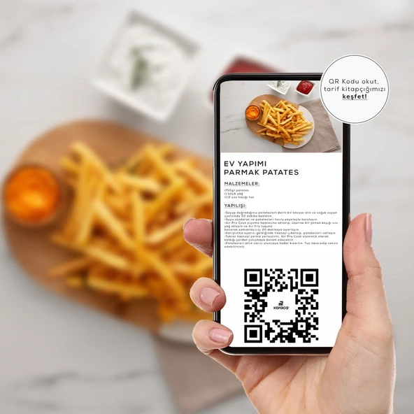 Karaca Air Pro Cook Manuel Xl Airfryer Ruby 4 Kişilik - 2