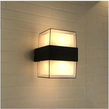 CATA Bora Küp Led Duvar Aplik 12w 3200K Günışığı IP54 Çift Taraflı