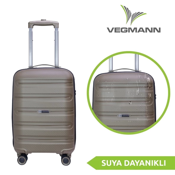 Vegmann Polipropilen (PP) Atlas Gold 3lü Valiz Seti - Resim 2