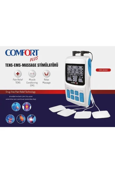 Comfort Plus Dm-3000 Dijital Masaj/Ems/Tens Cihazı Aleti