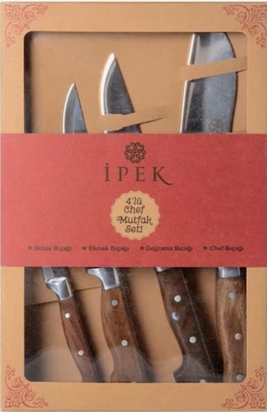 İpek 4'lü Bıçak Seti - 2