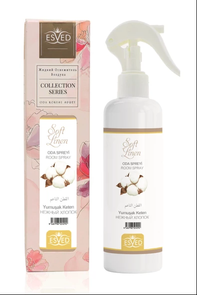 Yumuşak Keten Kokusu Sprey 400Ml. Gül Kokusu Araba Kokusu 8Ml. Hediyeli - Resim 3
