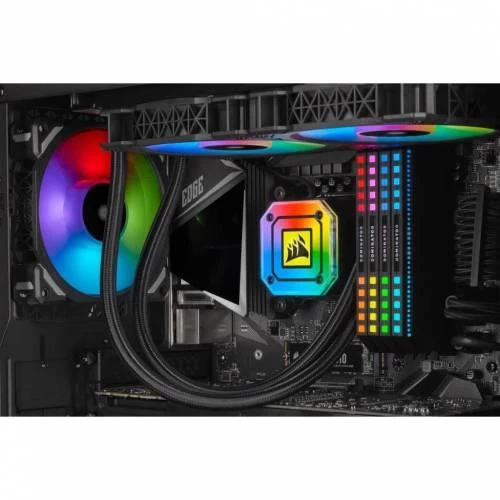 Corsair CW-9060047-WW Icue H115I Elite Capellix 280 MM RGB Fanlı Sıvı İşlemci Soğutucusu - Resim 8