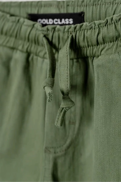 Çift Cepli Kordonlu Jogger Gabardin Erkek Çocuk Pantolon - 3