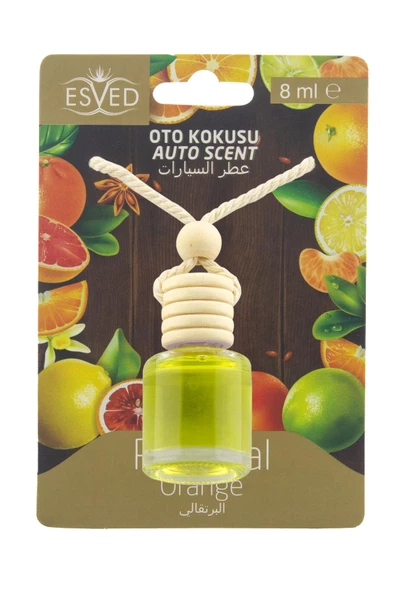 Portakal Kokusu 8 Ml Araba Kokusu Cam Şişe