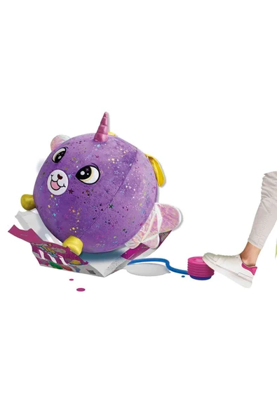 Şişir, Oyna, Eğlen: Peluş Mor Köpek XXL Shiny Corns ile Unutulmaz Anlar - 2