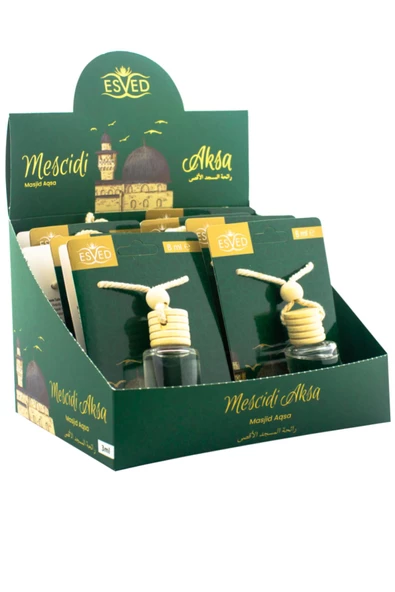 Mescidi Aksa Kokusu Araba Kokusu 8Ml 12li