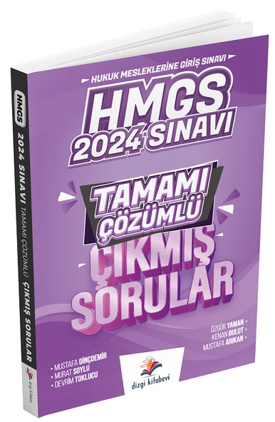 Dizgi Kitap HMGS 2024 Sınavı Çıkmış Sorular Çözümlü Dizgi Kitap