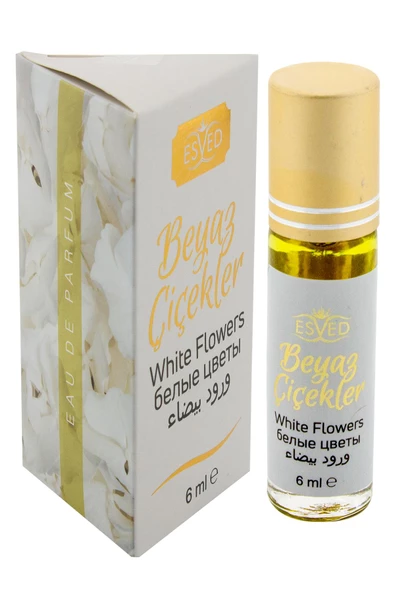 Beyaz Çiçekler Kokusu Alkolsüz Esans 6Ml. 6'lı Paket - Resim 2