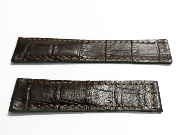 Tag-heuer Uyumlu  22-20     Kahverengi  Hakiki dana derisi  (29 ) - Resim 2