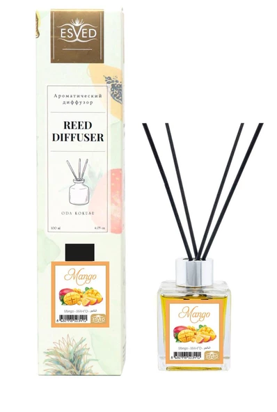 Mango Kokusu 100 Ml Çubuklu Oda Kokusu Yedek Dolum Şişesi Hediyeli - 3