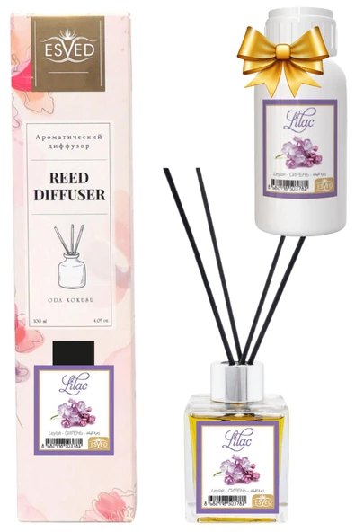 Leylak Kokusu 100 Ml Çubuklu Oda Kokusu Yedek Dolum Şişesi Hediyeli