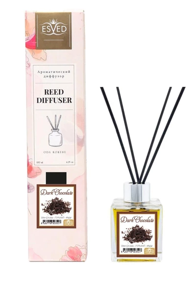 Bitter Çikolata Kokusu 100 Ml Çubuklu Oda Kokusu Yedek Dolum Şişesi Hediyeli - 2