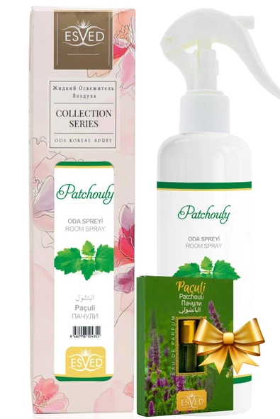 Paçuli Kokusu Sprey 400 Ml. Paçuli Kokusu Parfüm Esansı 3Ml. Hediyeli ürün görseli