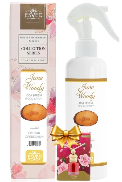 Odunsu Kokusu Sprey 400Ml. Odunsu Kokusu Araba Kokusu 8Ml. Hediyeli ürün görseli