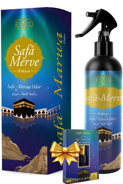 Safa Merve Kokusu Sprey 400 Ml. Safa Merve Kokusu Parfüm Esansı 3Ml. Hediyeli