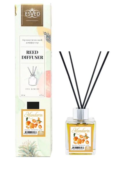 Mandalina Kokusu 100 Ml Çubuklu Oda Kokusu Yedek Dolum Şişesi Hediyeli - 3