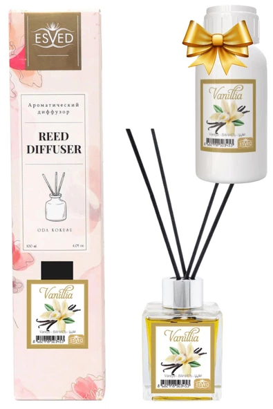 Vanilya Kokusu 100 Ml Çubuklu Oda Kokusu Yedek Dolum Şişesi Hediyeli ürün görseli