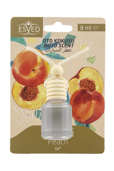 Şeftali Kokusu Sprey 400Ml. Şeftali Kokusu Araba Kokusu 8Ml. Hediyeli - Resim 2