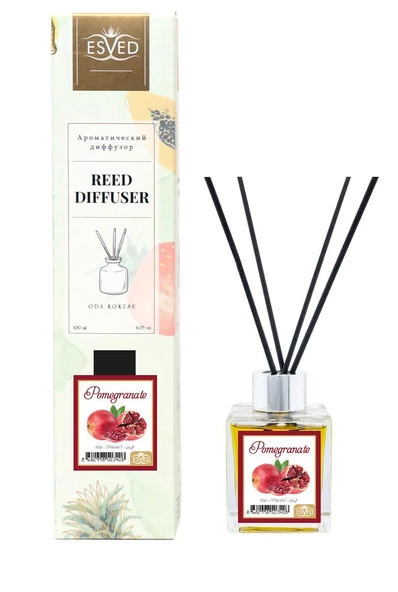 Nar Kokusu 100 Ml Çubuklu Oda Kokusu Yedek Dolum Şişesi Hediyeli - Resim 3