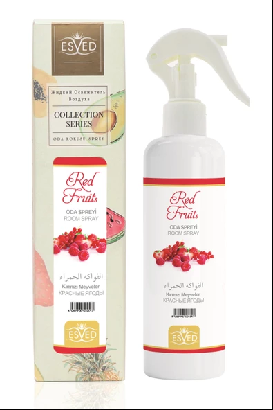 Kırmızı Meyveler Kokusu Sprey 400Ml. Gül Kokusu Araba Kokusu 8Ml. Hediyeli - Resim 2