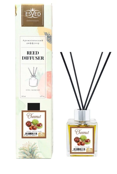 Kestane Kokusu 100 Ml Çubuklu Oda Kokusu Yedek Dolum Şişesi Hediyeli - 3