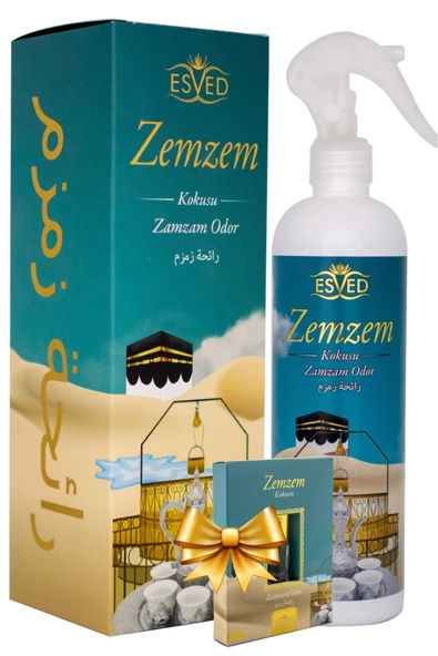 Zemzem Kokusu Sprey 400 Ml. Zemzem Kokusu Parfüm Esansı 3Ml. Hediyeli