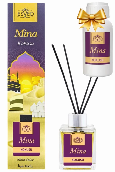 Mina Kokusu 100 Ml Çubuklu Oda Kokusu Yedek Dolum Şişesi Hediyeli ürün görseli