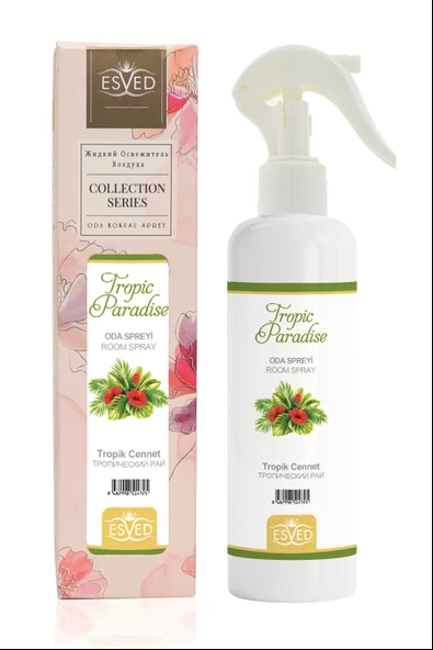 Tropik Cennet Kokusu Sprey 400Ml. Gül Araba Kokusu 8Ml. Hediyeli - Resim 2