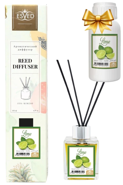 Misket Limonu Kokusu 100 Ml Çubuklu Oda Kokusu Yedek Dolum Şişesi Hediyeli ürün görseli