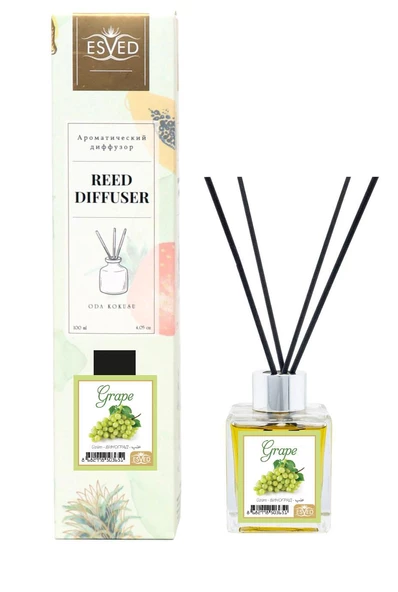 Üzüm Kokusu 100 Ml Çubuklu Oda Kokusu Yedek Dolum Şişesi Hediyeli - 3