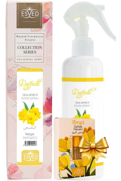 Nergis Kokusu Sprey 400 Ml. Nergis Kokusu Parfüm Esansı 3Ml. Hediyeli ürün görseli